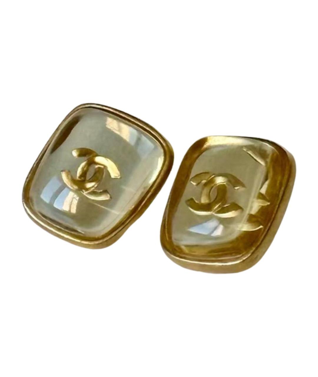 CHANEL Золотые серьги, фото 1
