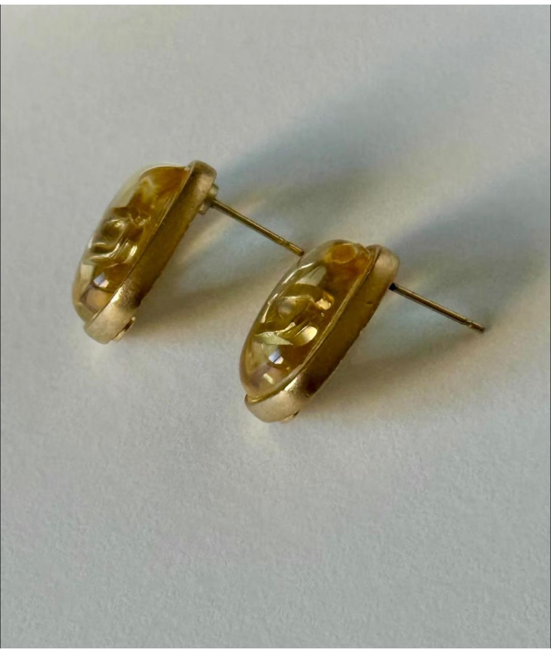CHANEL Золотые серьги, фото 3