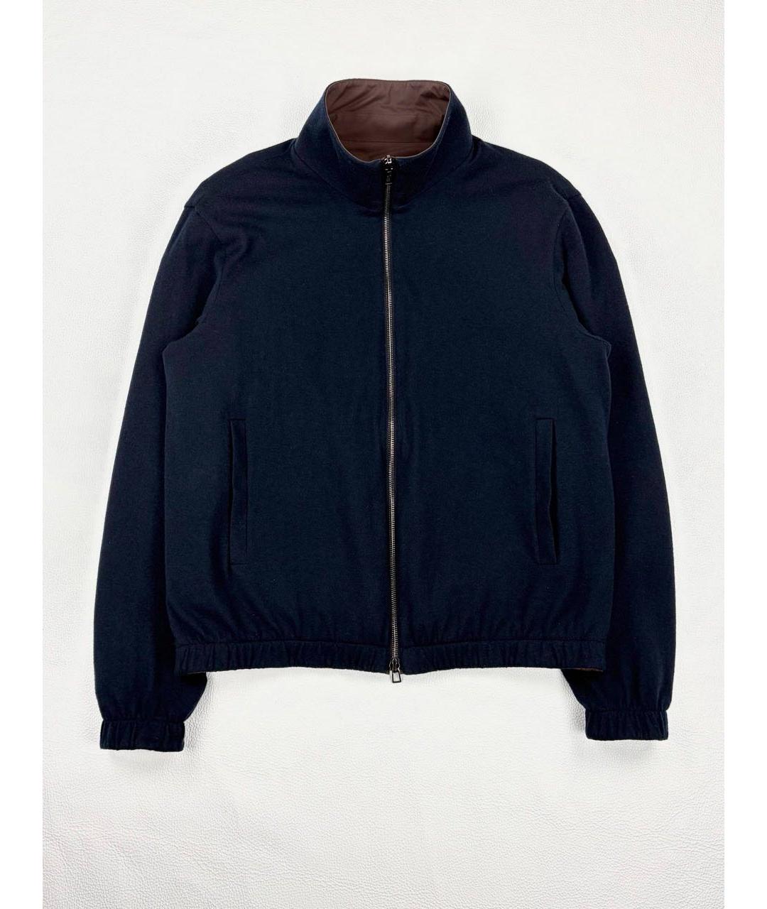 LORO PIANA Темно-синяя кашемировая куртка, фото 4