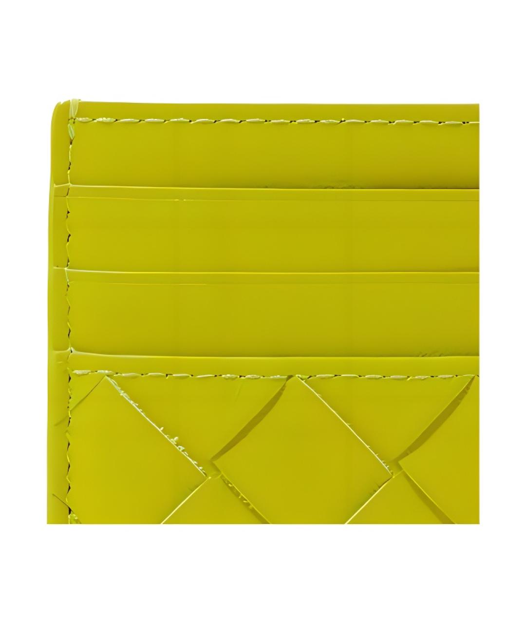 BOTTEGA VENETA Зеленый кожаный кардхолдер, фото 5