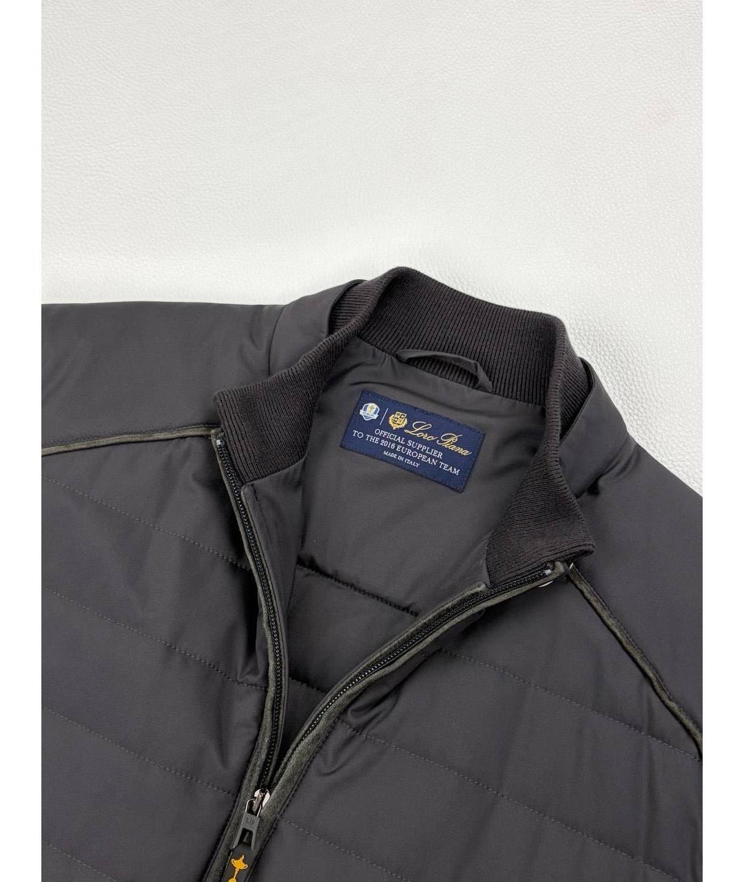 LORO PIANA Черный кашемировый жилет, фото 3