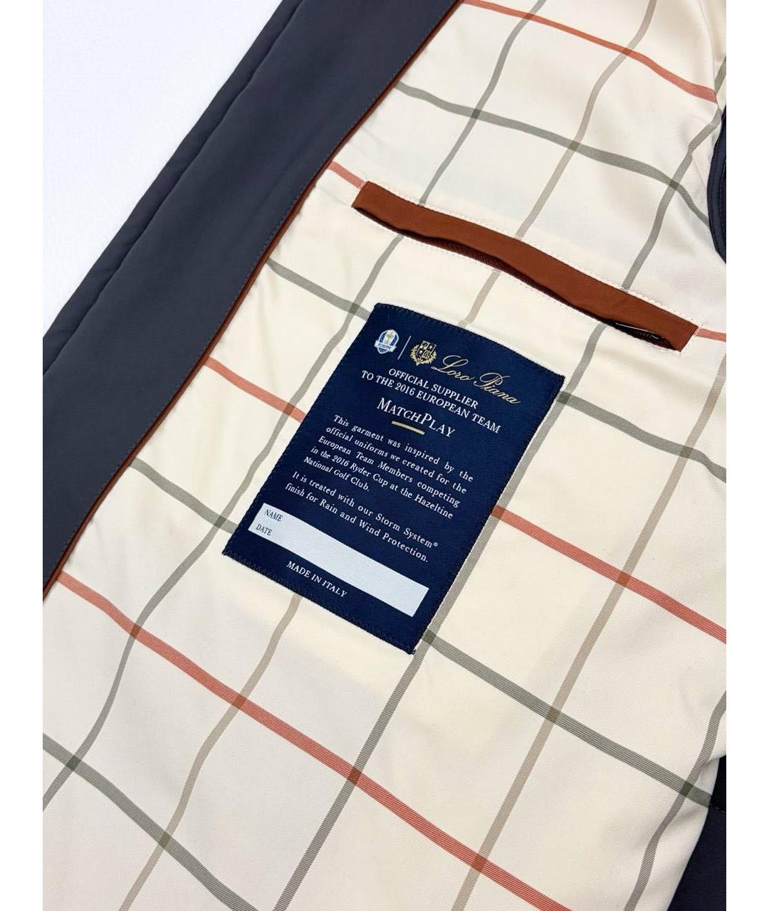 LORO PIANA Черный кашемировый жилет, фото 6