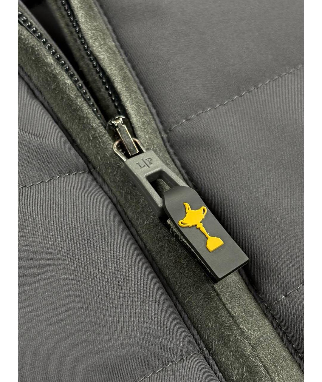 LORO PIANA Черный кашемировый жилет, фото 7