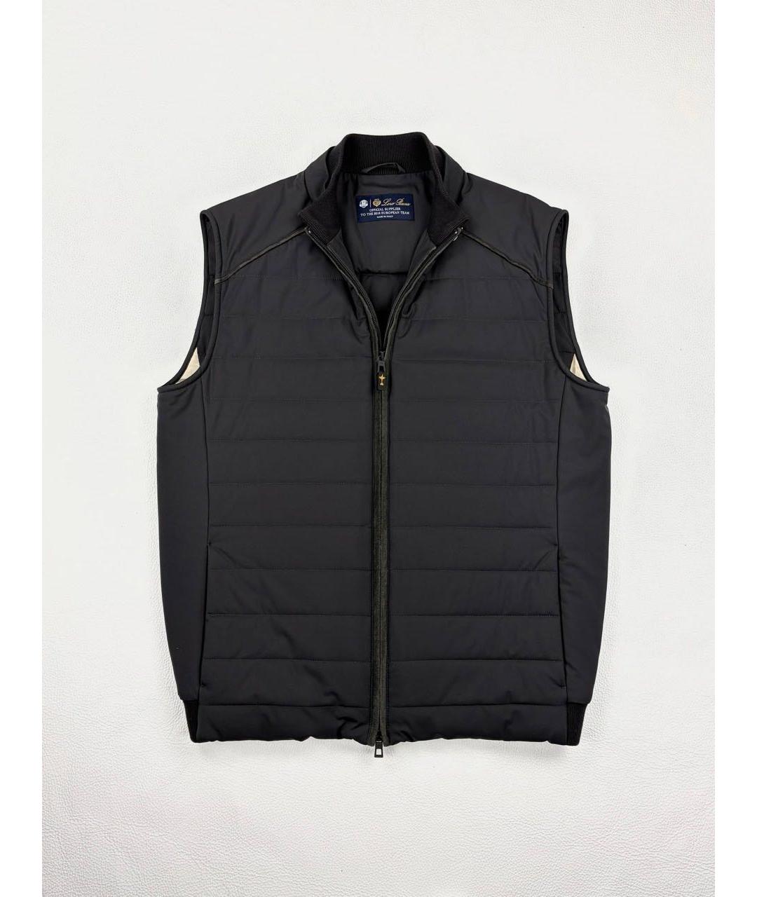 LORO PIANA Черный кашемировый жилет, фото 8