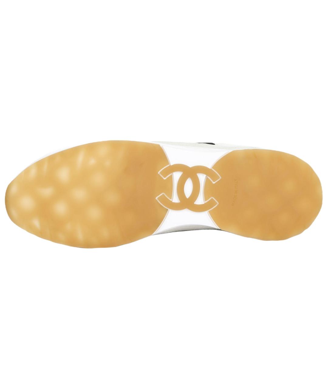 CHANEL Белые кроссовки, фото 5