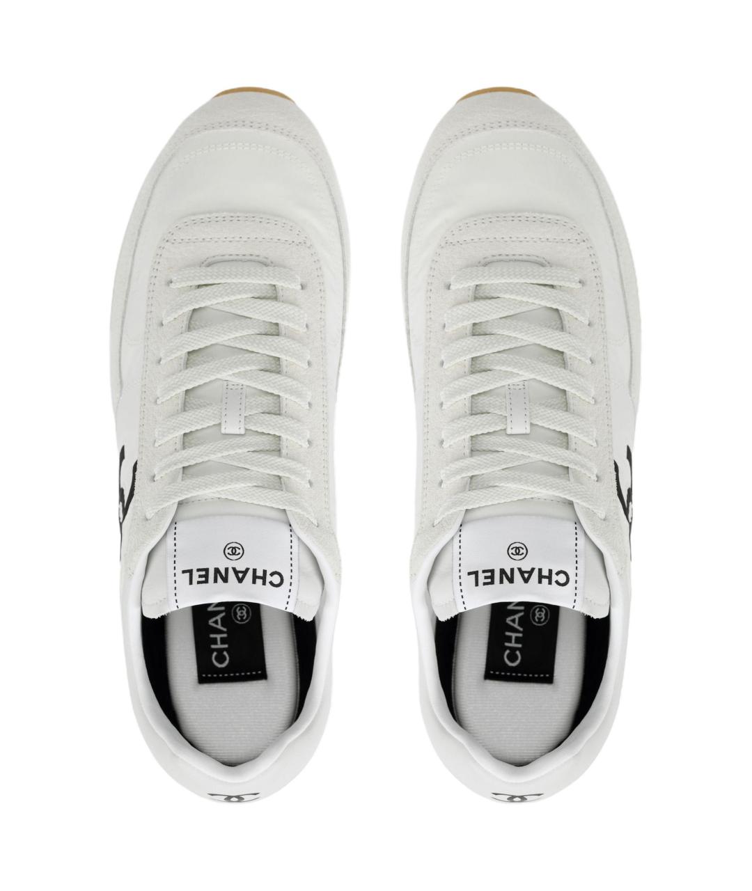 CHANEL Белые кроссовки, фото 3