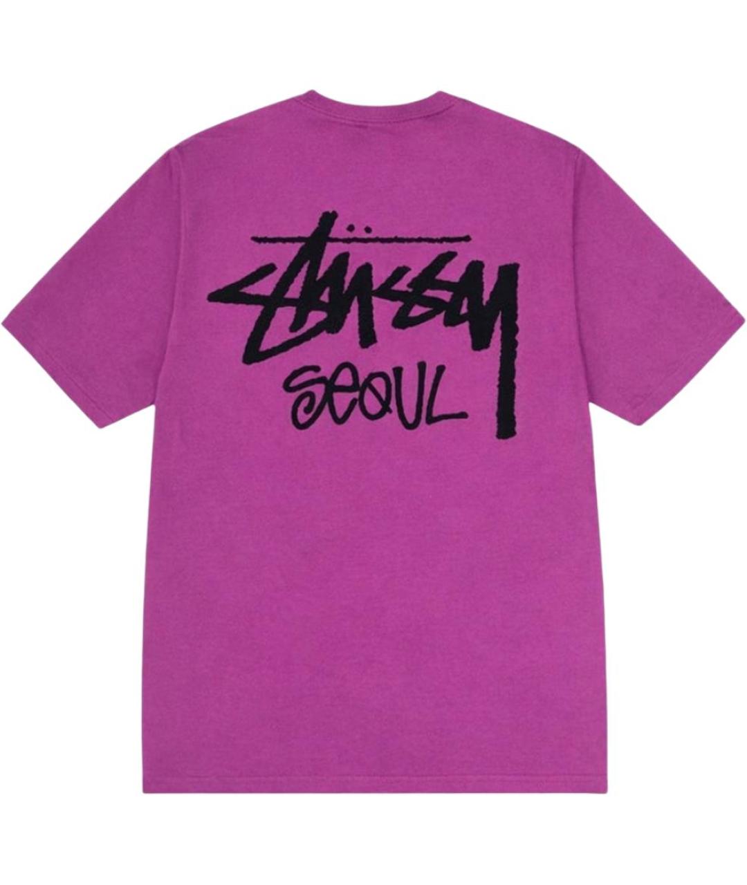 STUSSY Розовая футболка, фото 2