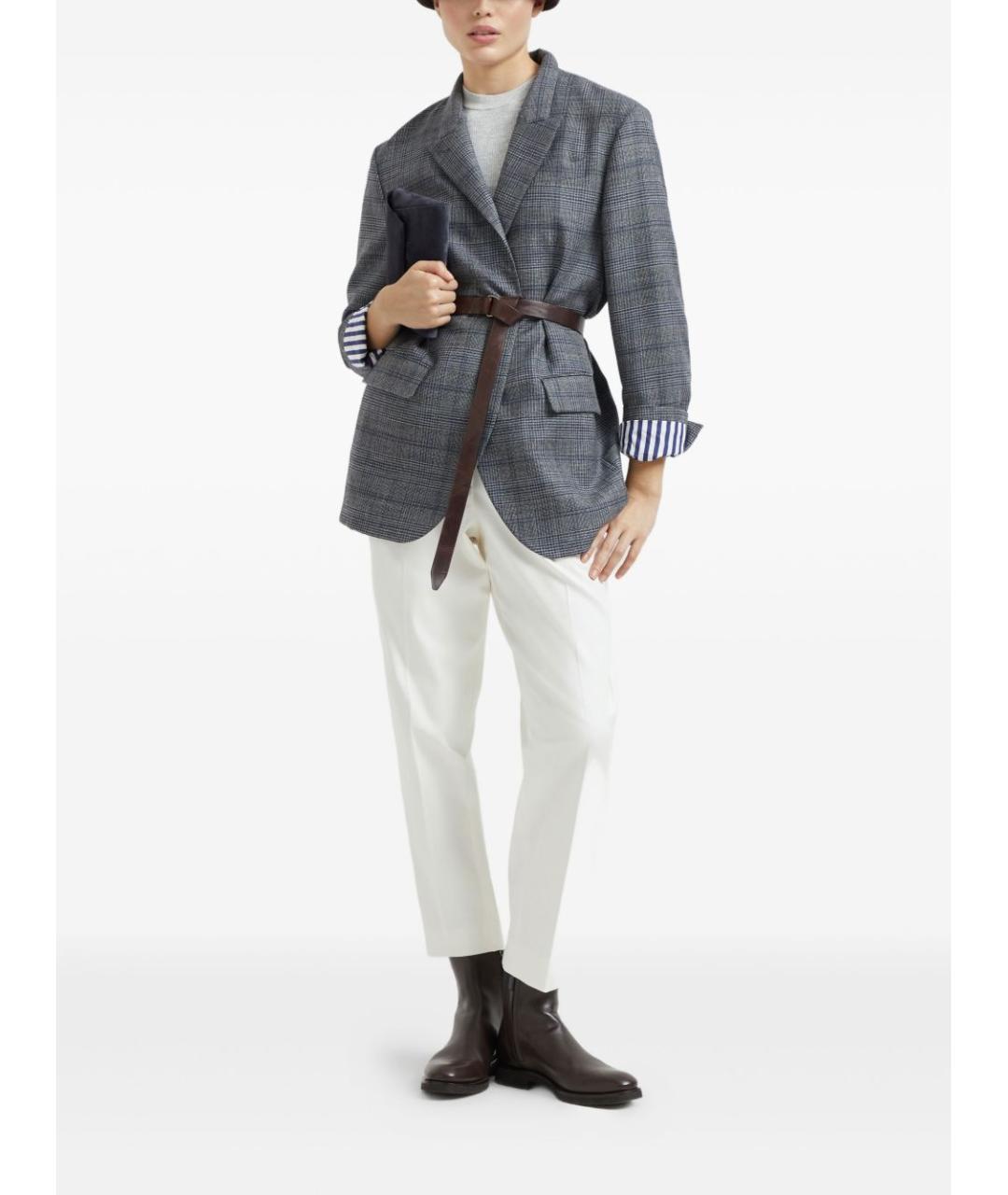 BRUNELLO CUCINELLI Бежевый джемпер / свитер, фото 5