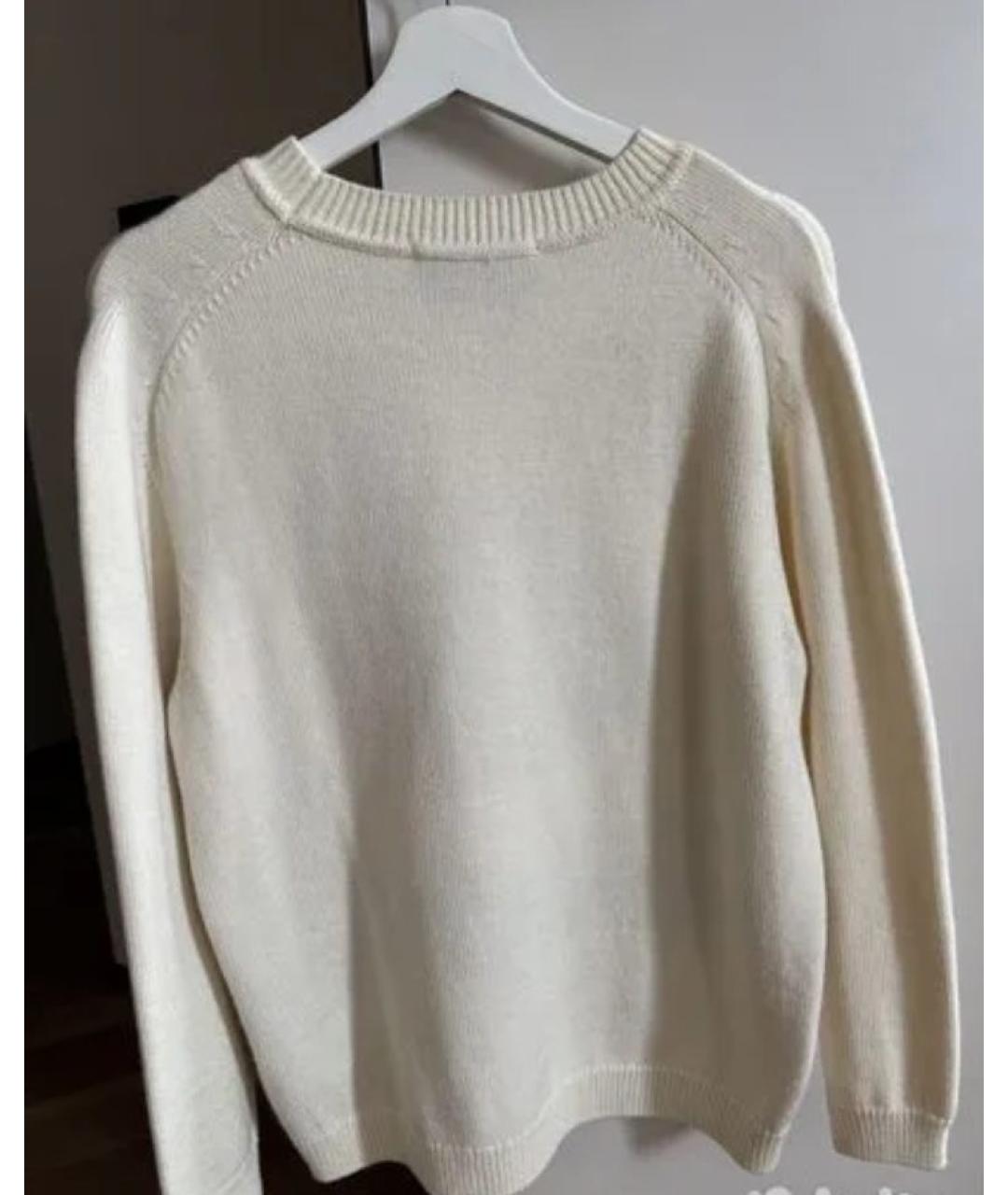 GUCCI Белый хлопковый джемпер / свитер, фото 2