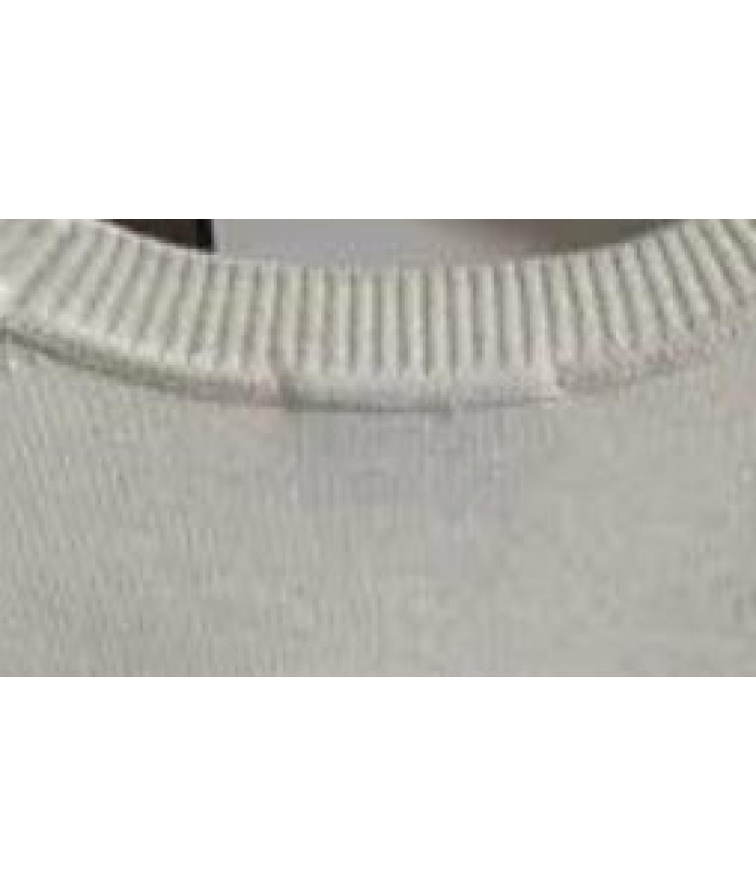 GUCCI Белый хлопковый джемпер / свитер, фото 4