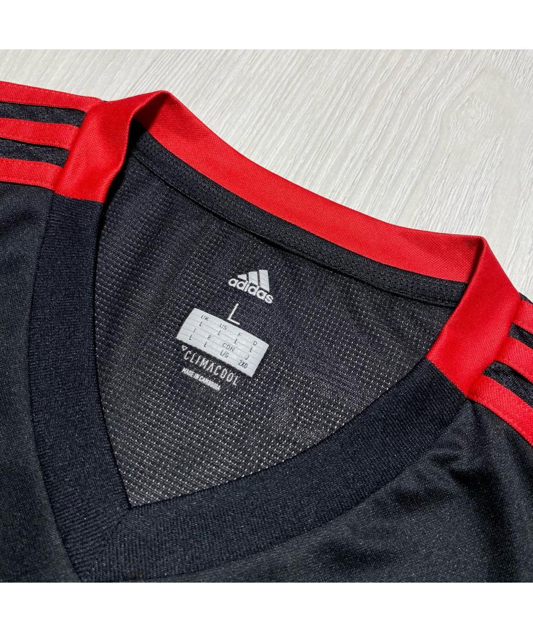 ADIDAS Черная синтетическая футболка, фото 3