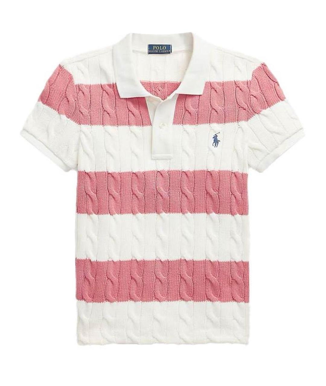 POLO RALPH LAUREN Белый хлопковый джемпер / свитер, фото 1