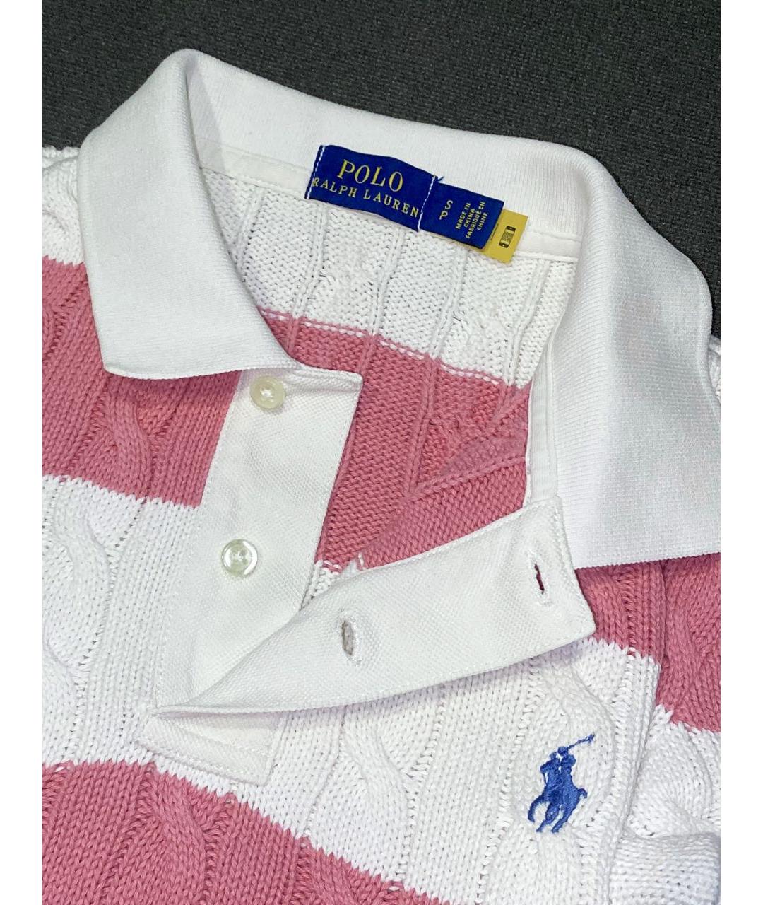 POLO RALPH LAUREN Белый хлопковый джемпер / свитер, фото 8