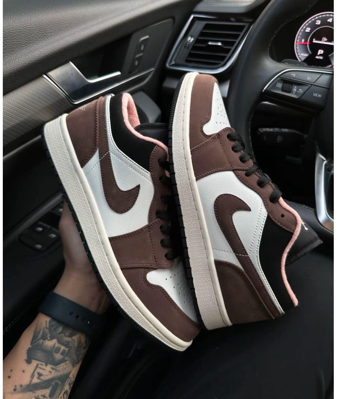 JORDAN Коричневые замшевые кроссовки, фото 7