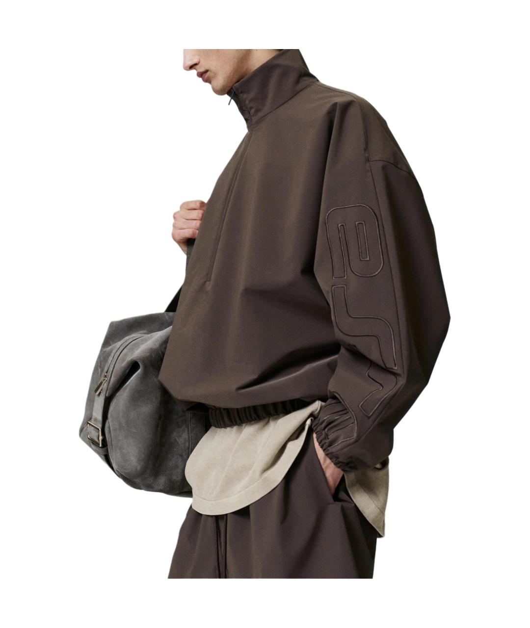FEAR OF GOD ESSENTIALS Коричневая куртка, фото 3