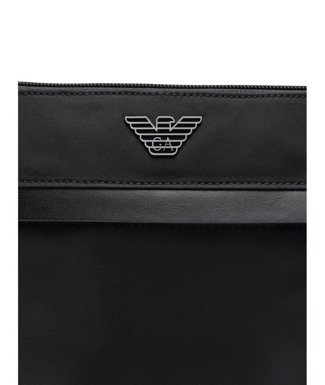 EMPORIO ARMANI Черная сумка на плечо, фото 4