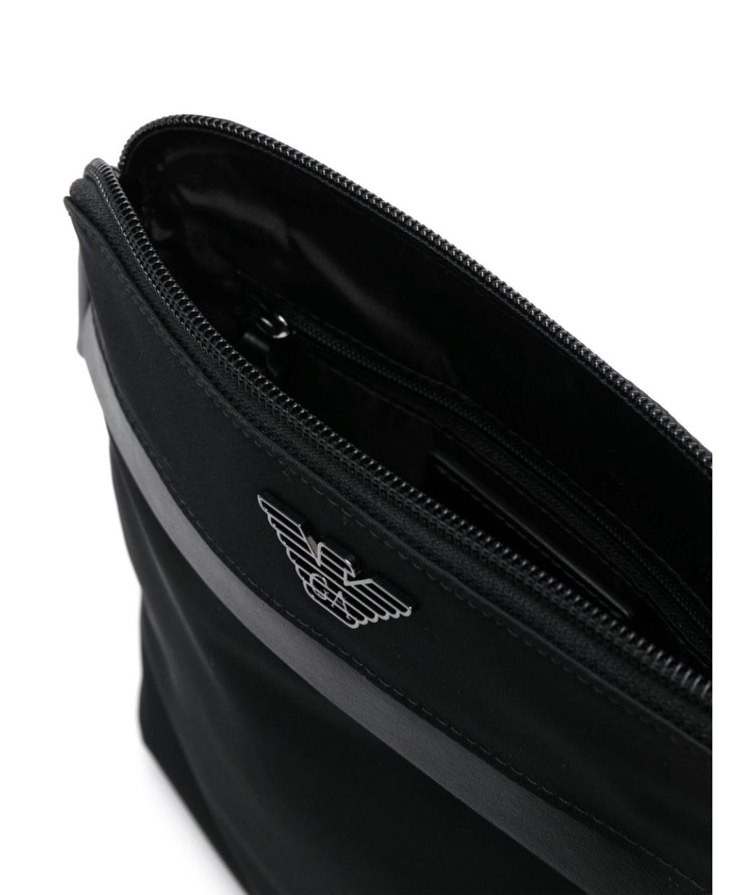 EMPORIO ARMANI Черная сумка на плечо, фото 5