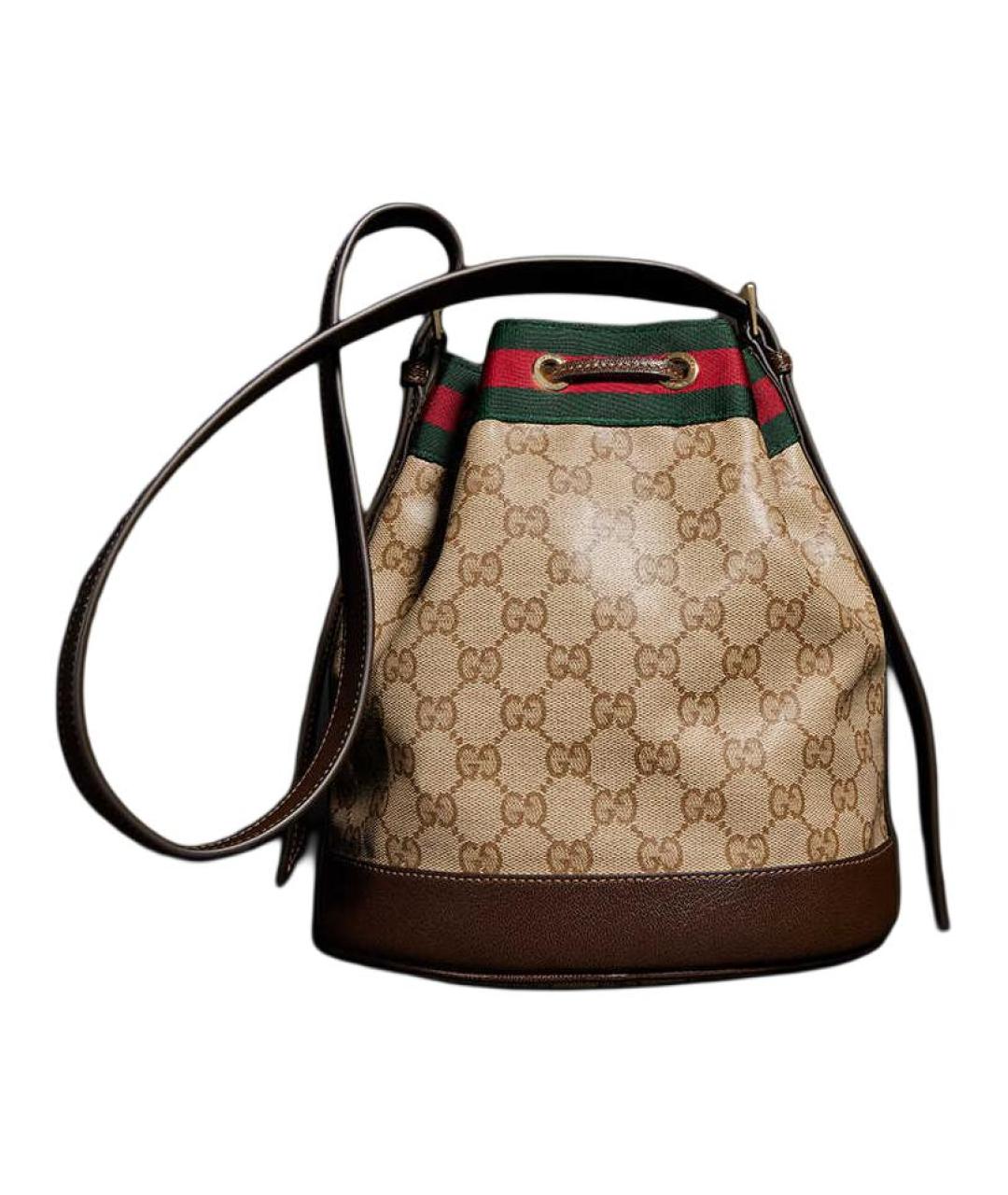 GUCCI Коричневая сумка через плечо, фото 3