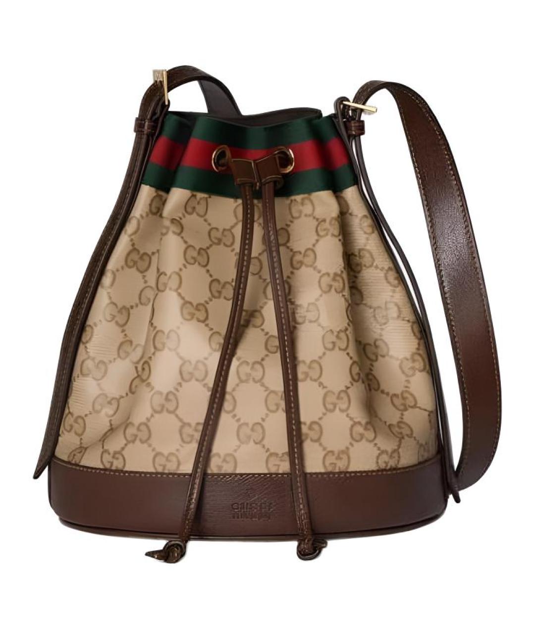 GUCCI Коричневая сумка через плечо, фото 1