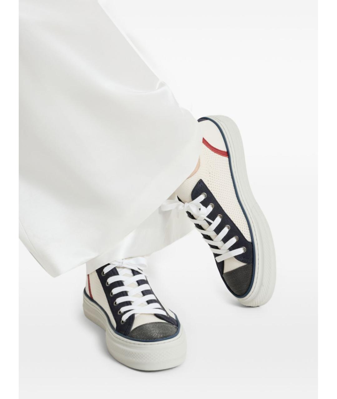 BRUNELLO CUCINELLI Мульти текстильные кеды, фото 6