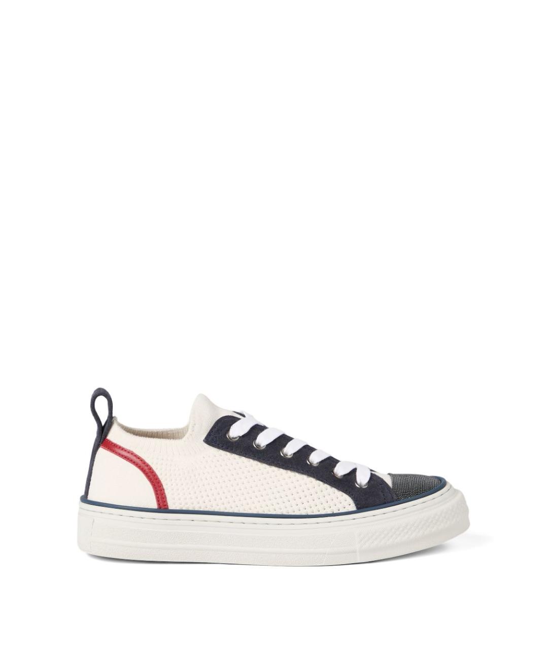 BRUNELLO CUCINELLI Мульти текстильные кеды, фото 1