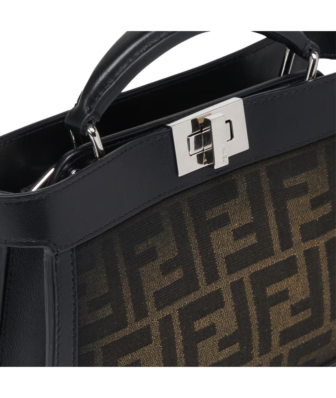 FENDI Черная сумка на плечо, фото 5