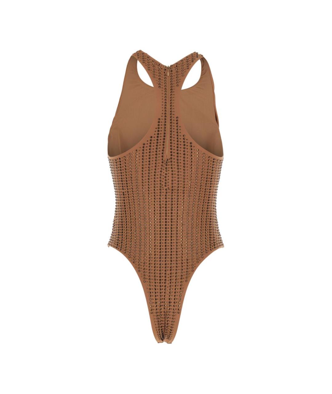 VENUJA Коричневый полиамидовый купальник, фото 3