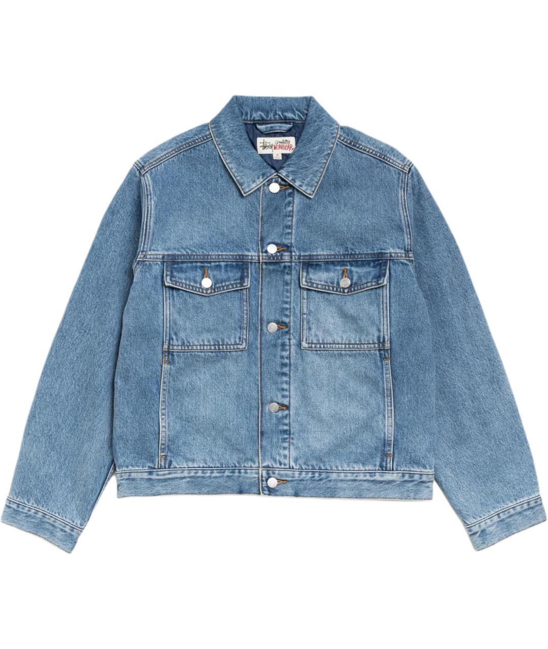 STUSSY Синяя куртка, фото 1