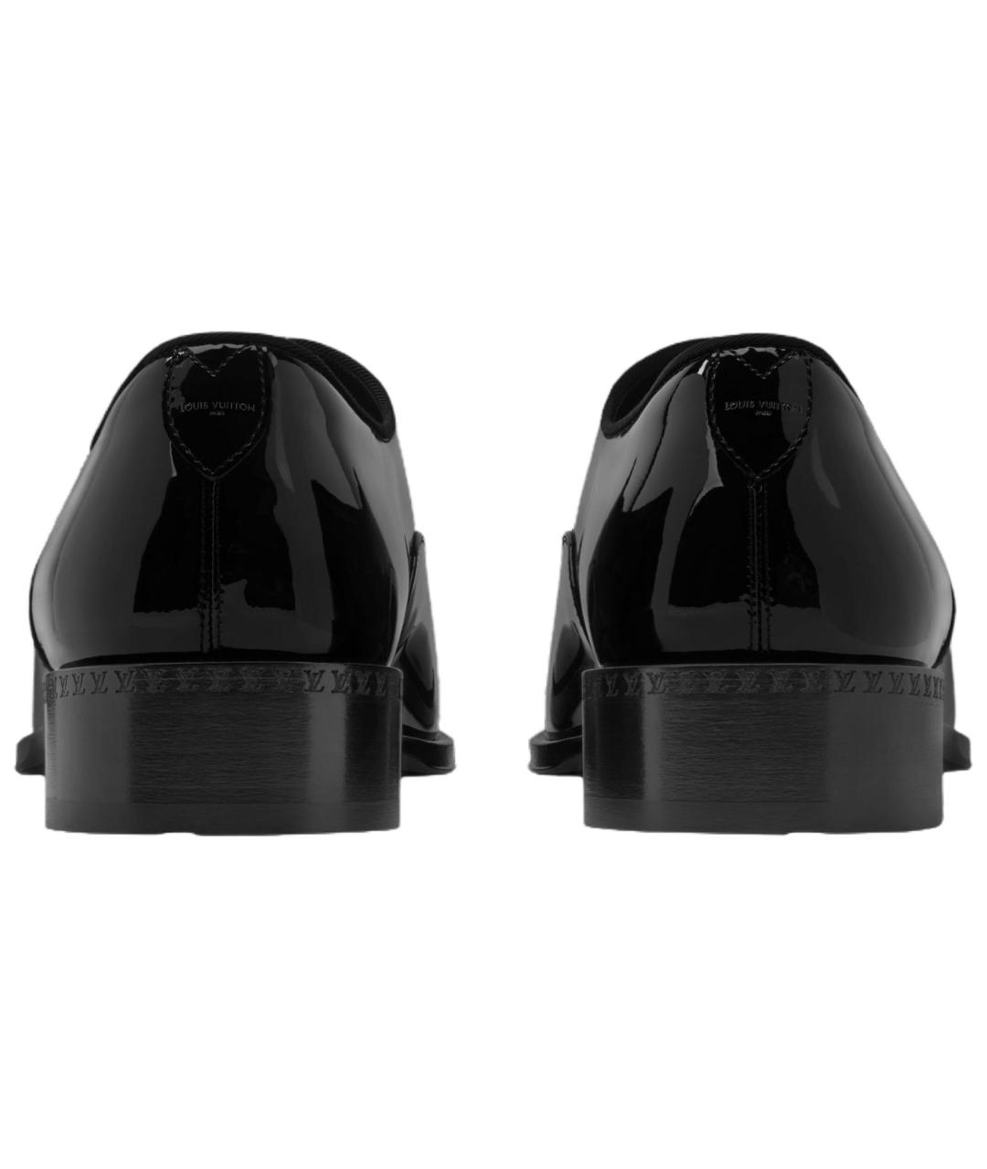 LOUIS VUITTON Черные кожаные туфли, фото 5