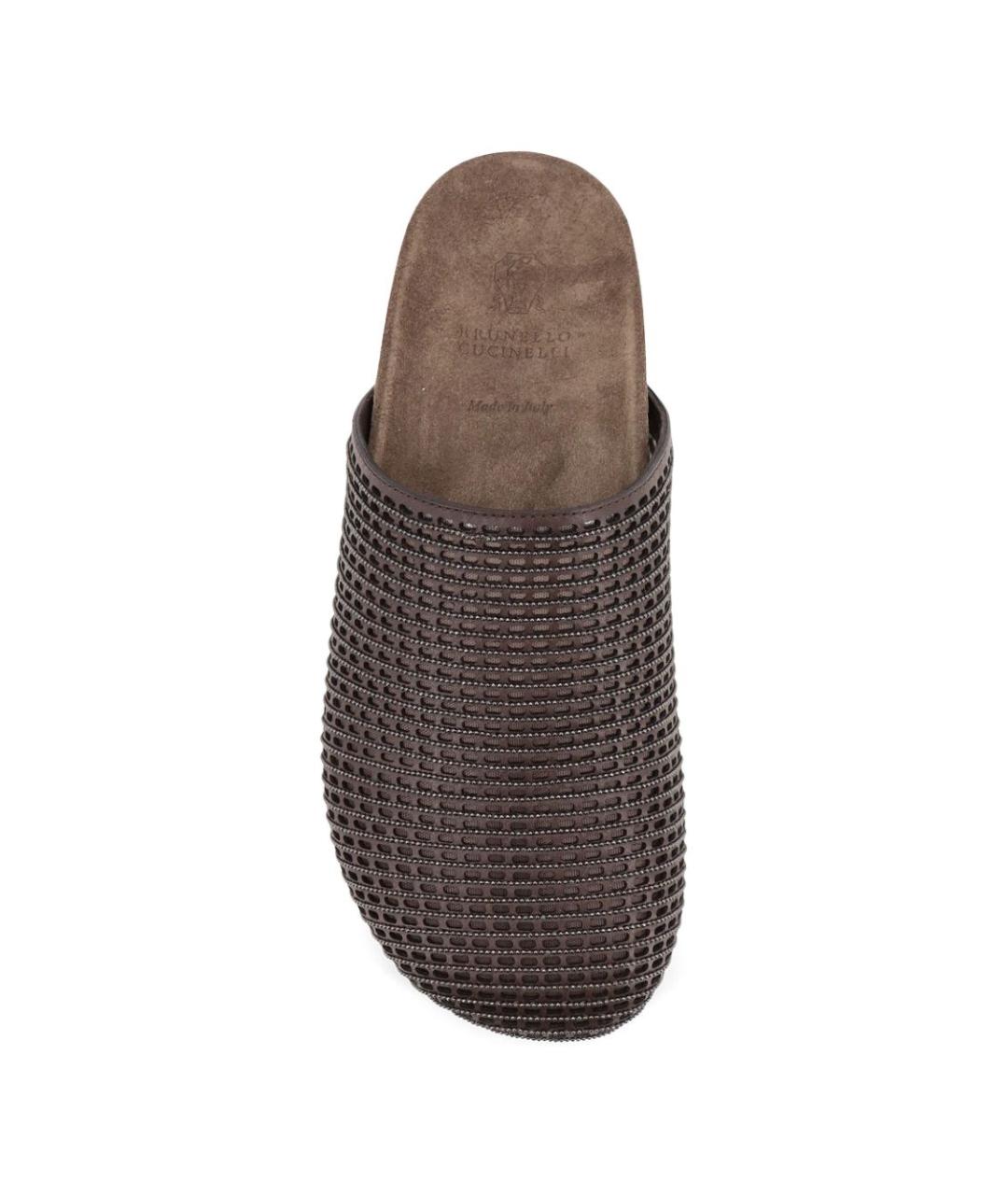 BRUNELLO CUCINELLI Коричневые мюли, фото 3