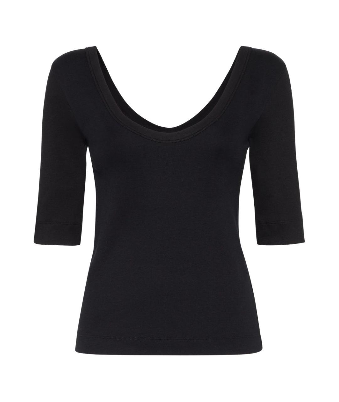 BRUNELLO CUCINELLI Черная футболка, фото 1