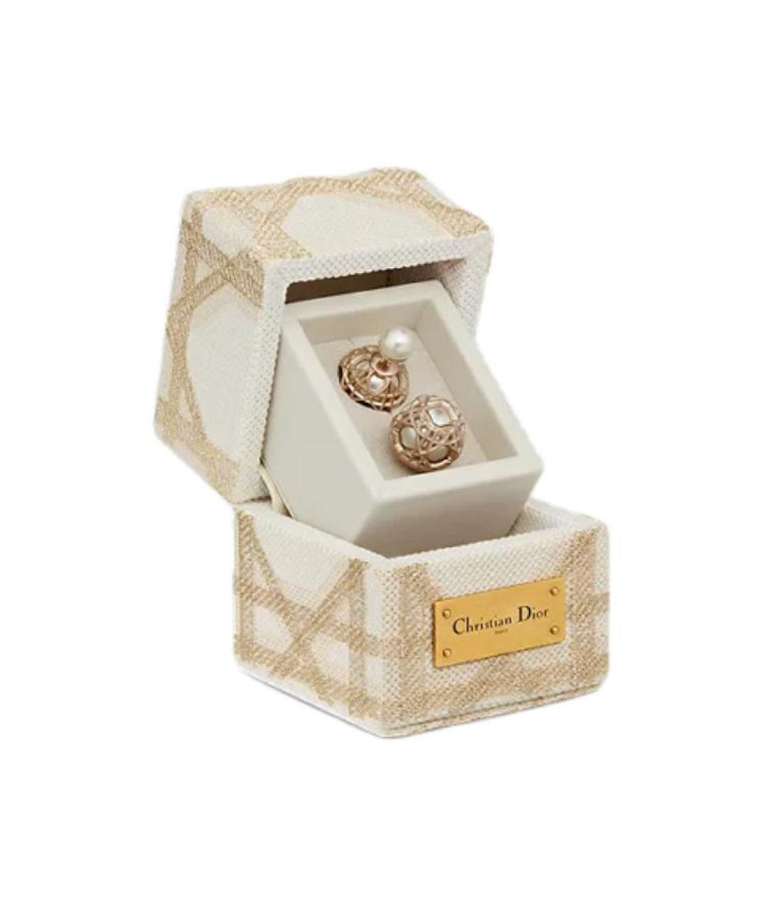 CHRISTIAN DIOR Золотые серьги, фото 2