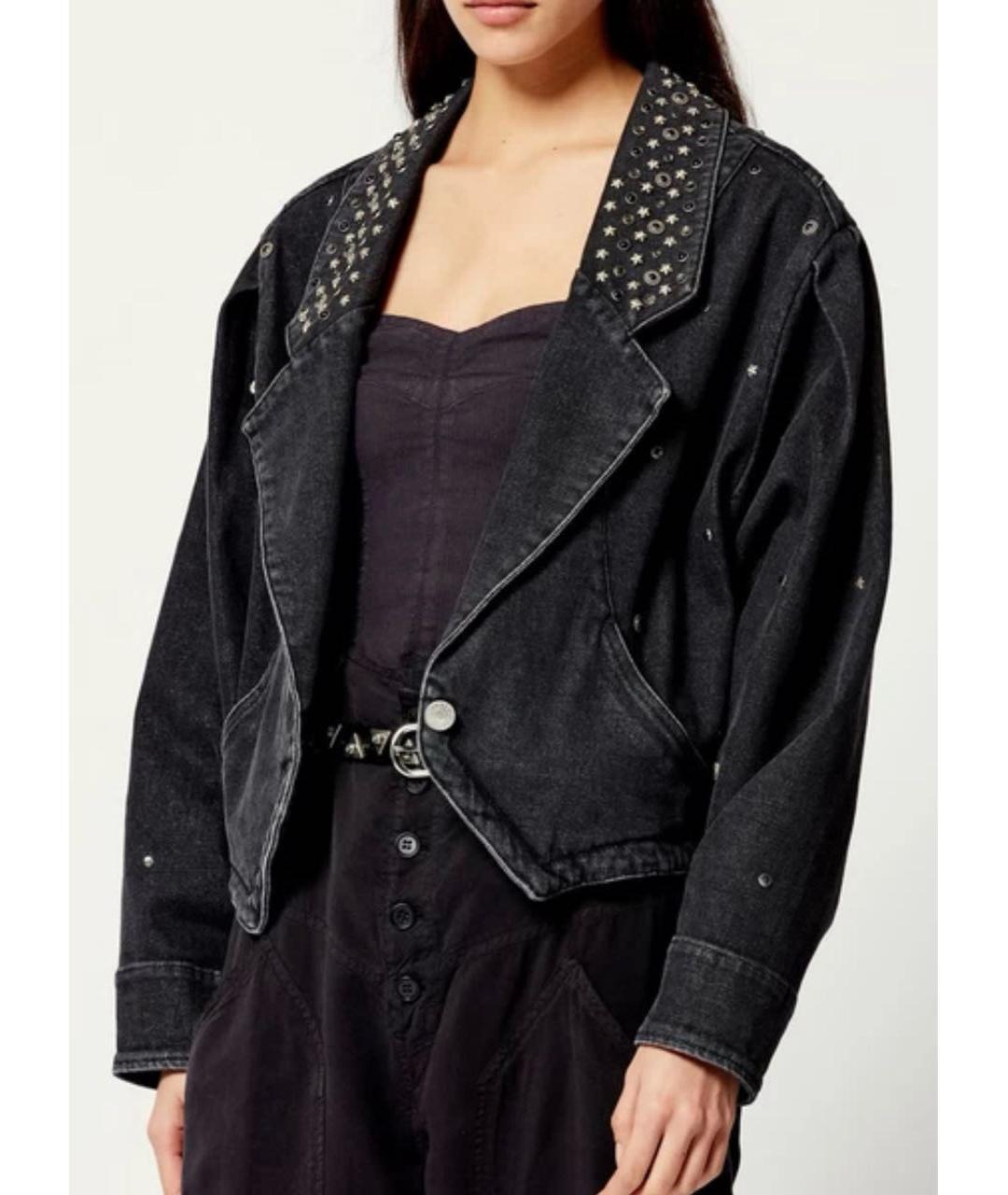 ISABEL MARANT Черная деним куртка, фото 3
