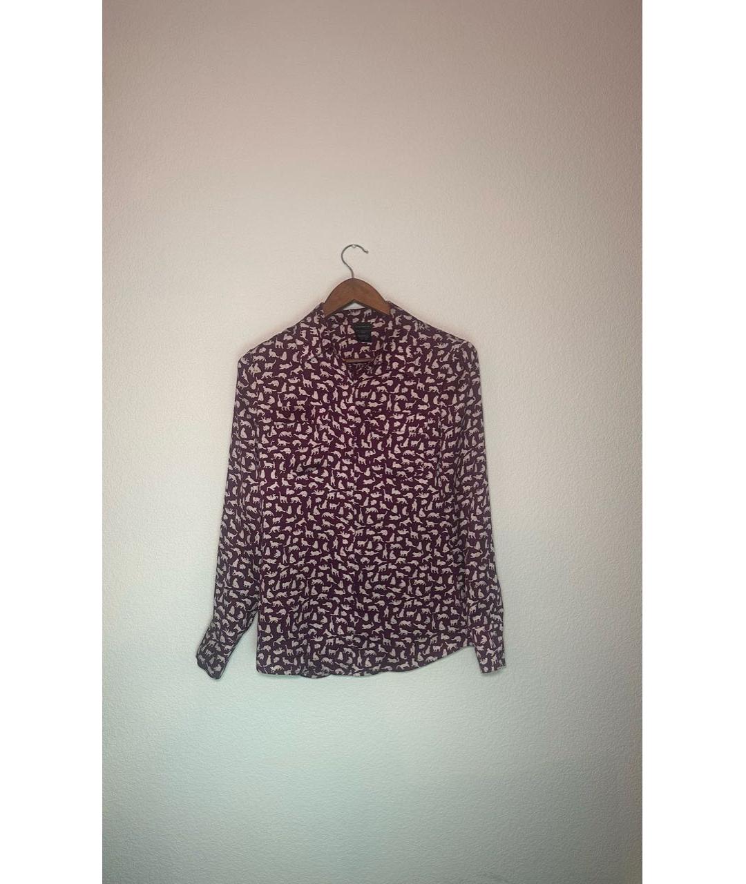 MARK CROSS Красная шелковая рубашка, фото 8