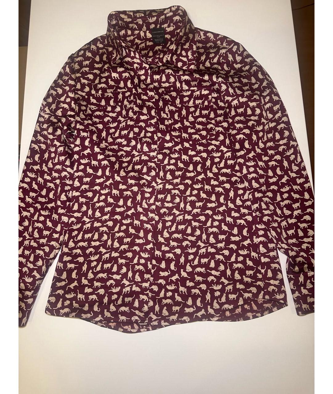 MARK CROSS Красная шелковая рубашка, фото 4