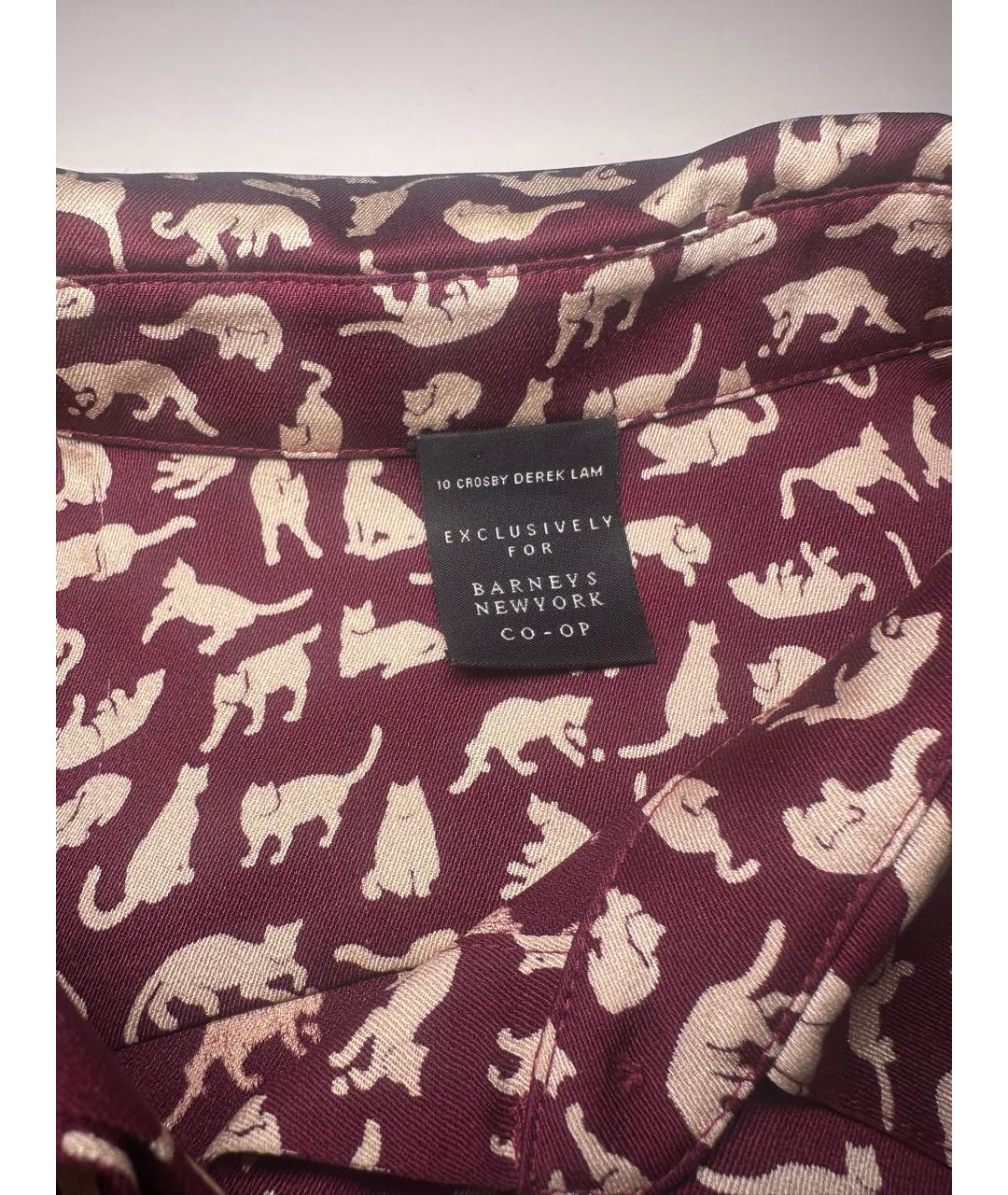 MARK CROSS Красная шелковая рубашка, фото 7