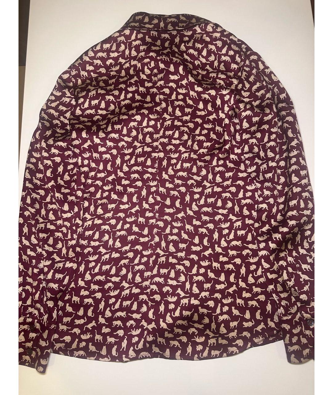 MARK CROSS Красная шелковая рубашка, фото 3