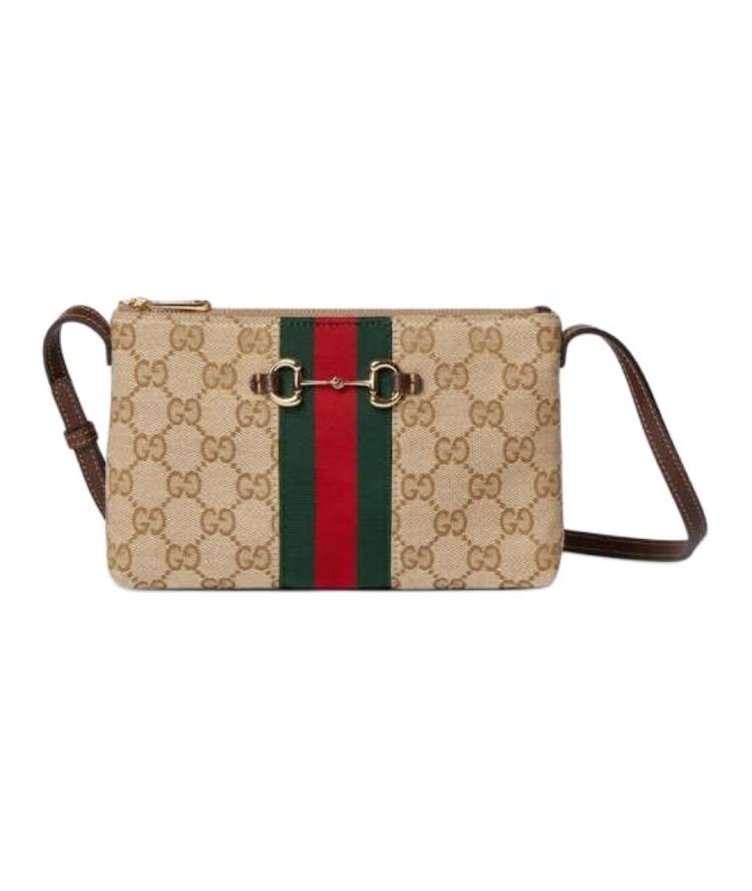 GUCCI Коричневая сумка через плечо, фото 1