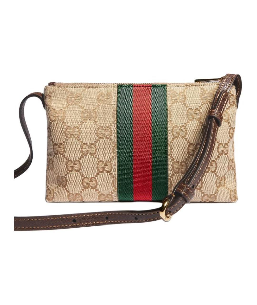 GUCCI Коричневая сумка через плечо, фото 3