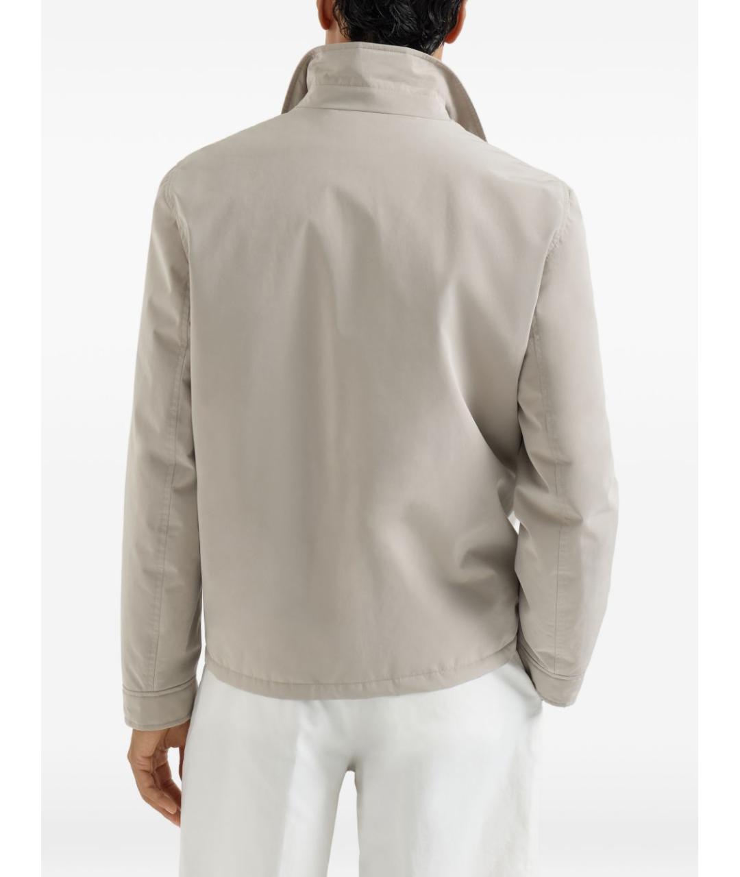 BRUNELLO CUCINELLI Коричневая куртка, фото 4