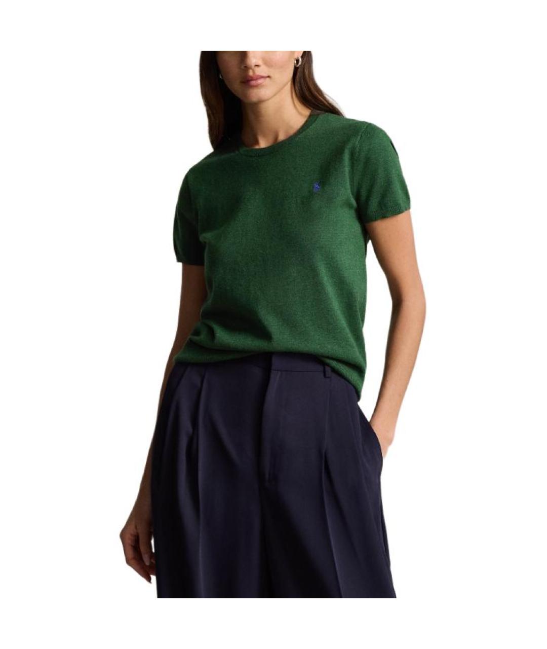 POLO RALPH LAUREN Зеленый джемпер / свитер, фото 4