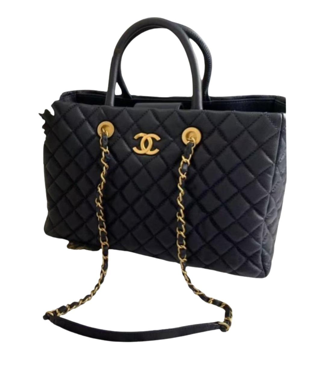 CHANEL Черная сумка через плечо, фото 9