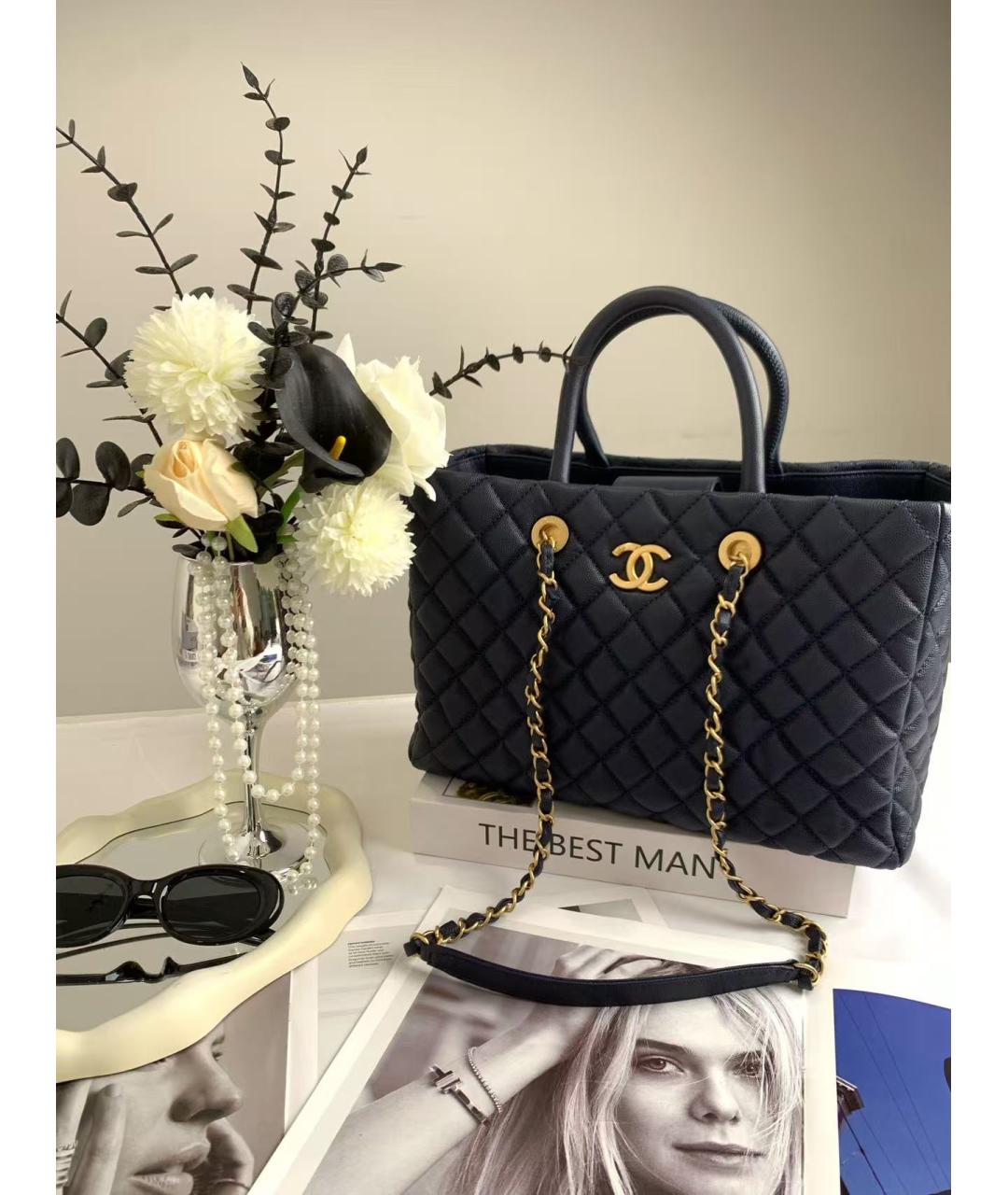 CHANEL Черная сумка через плечо, фото 2