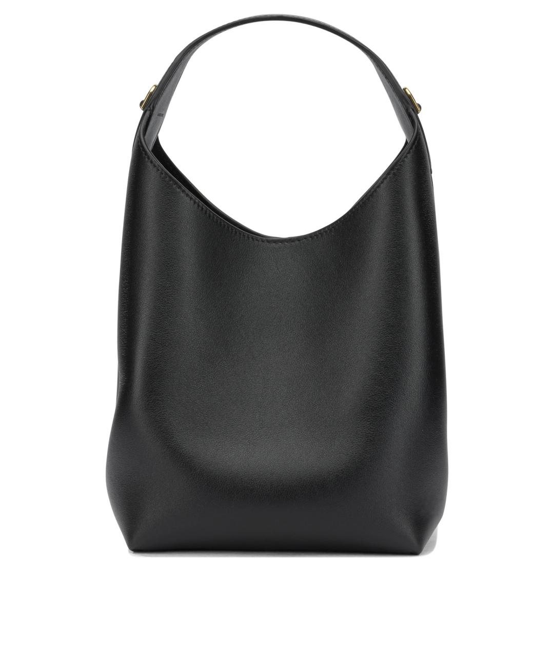 CELINE Черная кожаная сумка с короткими ручками, фото 3