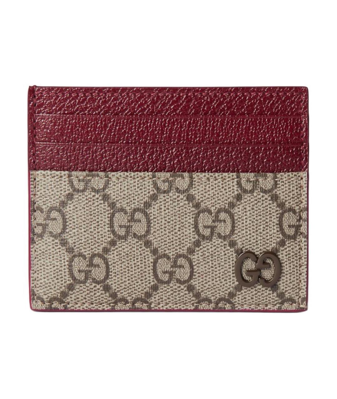 GUCCI Коричневый кардхолдер, фото 1