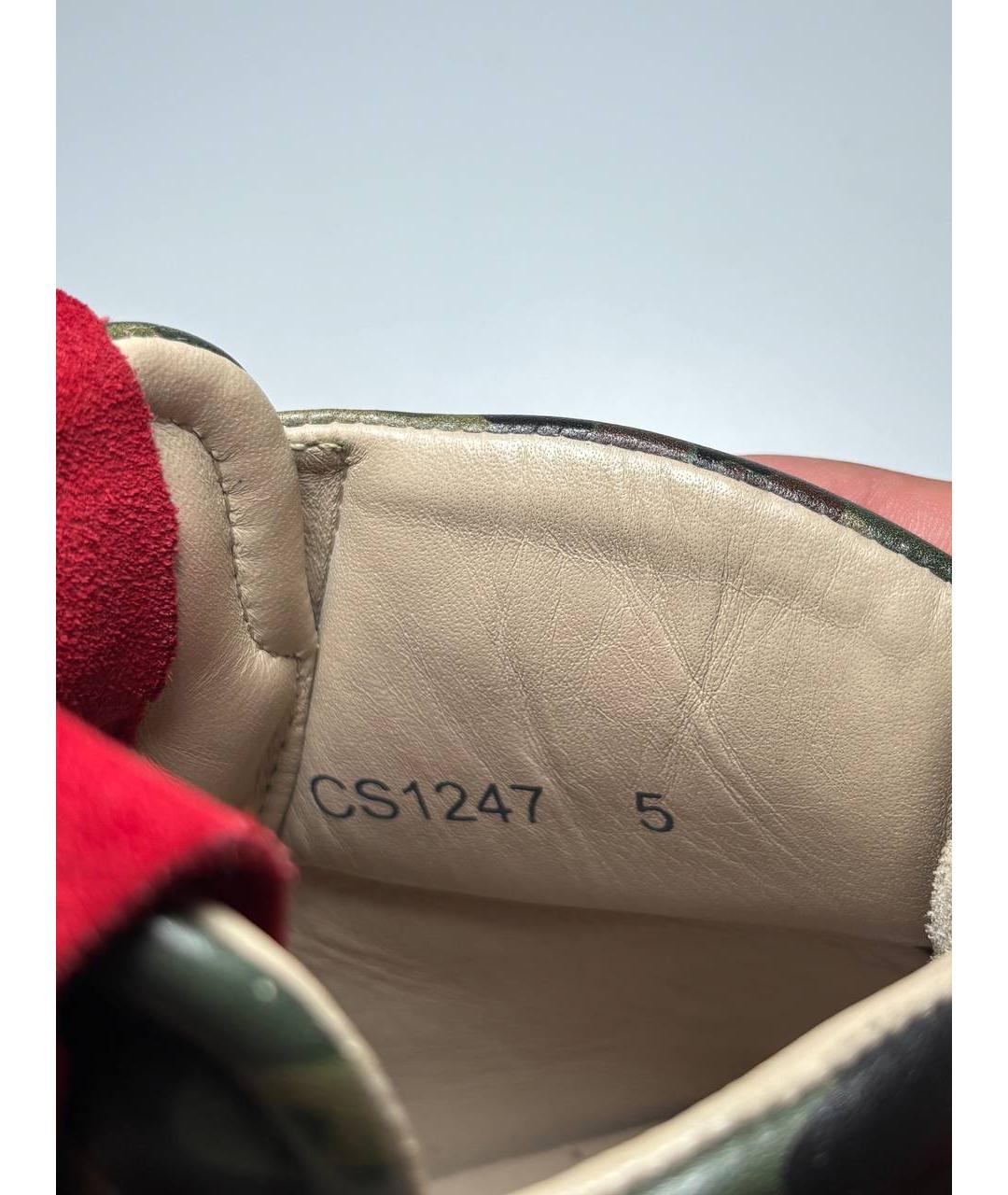 DOLCE&GABBANA Кожаные низкие кроссовки / кеды, фото 8