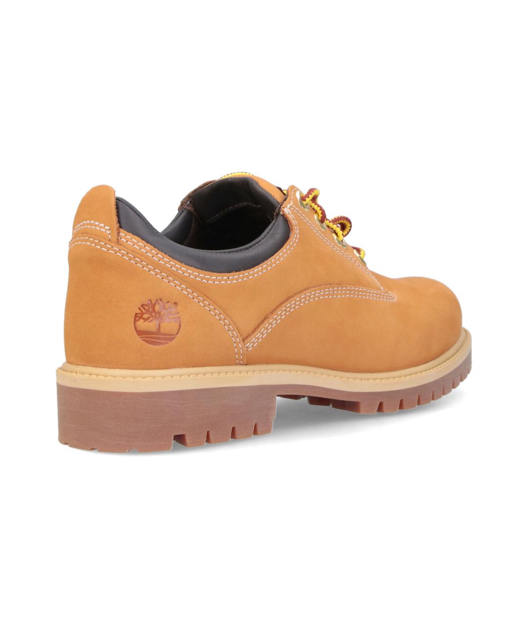 TIMBERLAND Бежевые кожаные низкие ботинки, фото 3