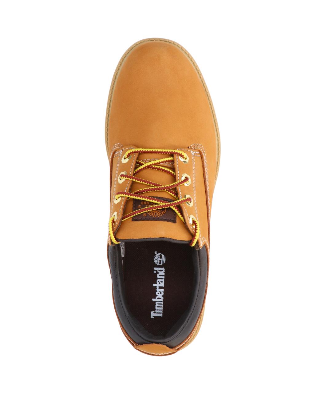 TIMBERLAND Бежевые кожаные низкие ботинки, фото 4