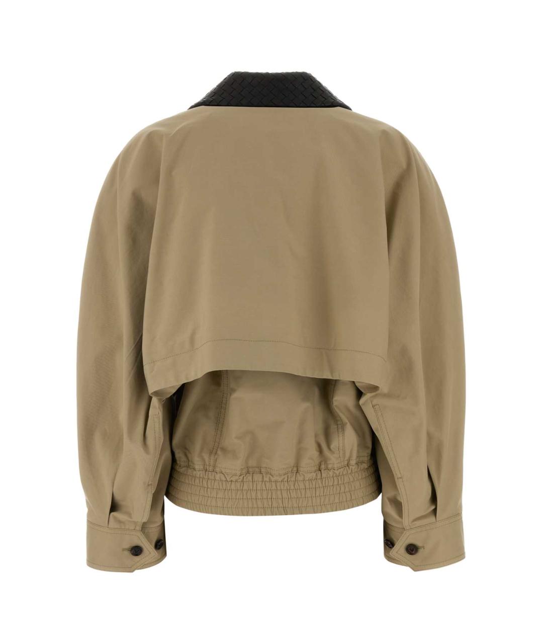 BOTTEGA VENETA Бежевая хлопковая рубашка, фото 2