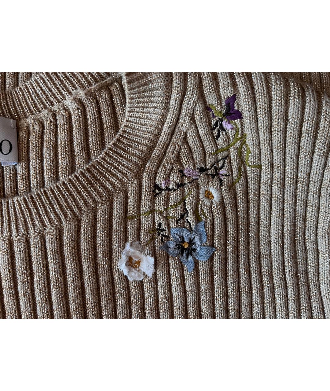 RED VALENTINO Золотой джемпер / свитер, фото 3